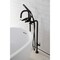 Aqua Vintage CCK8405DL Freestanding Tub Faucet with Supply Line, Stop Valve, Oil Rubbed Bronze CCK8405DL - alternate 5